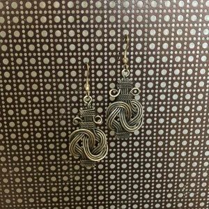 3/$12 boho silver dangle earrings